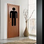 Example of wall stickers: Toilettes - Homme (Thumb)